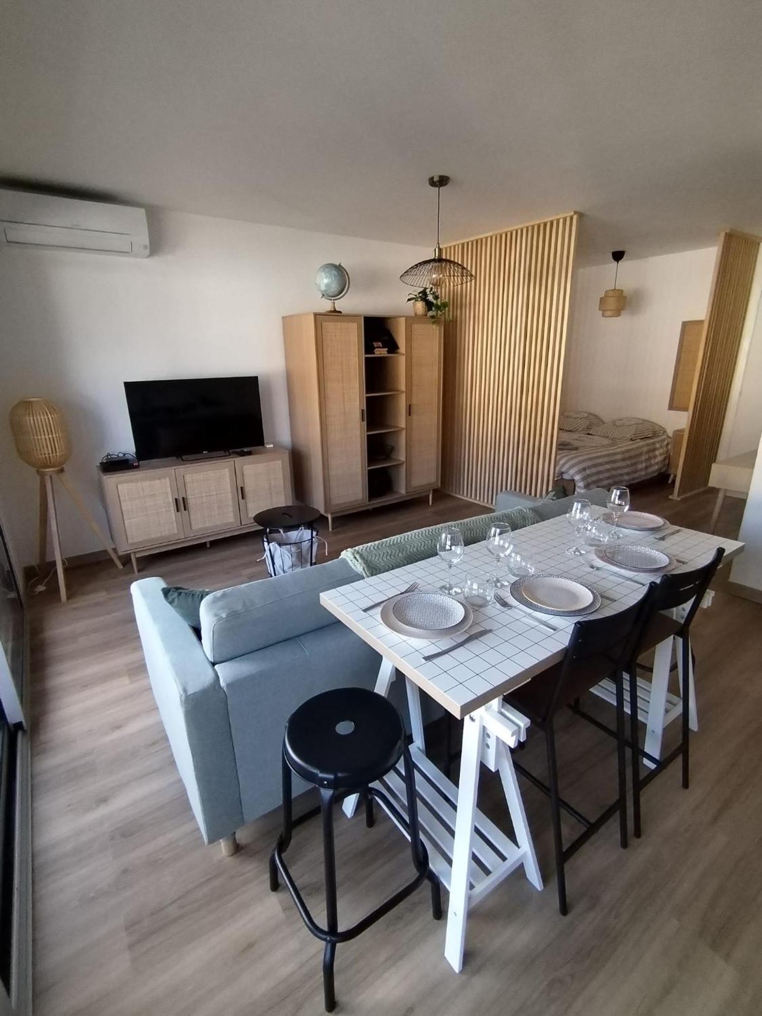 Studio Avec Coin Nuit Roquebrune-Cap-Martin Phòng bức ảnh